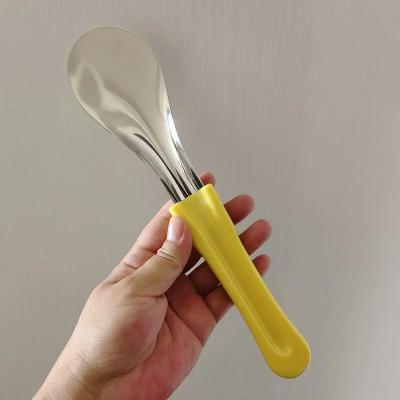 304 Stainless Steel Ice Cream Scoops & Stacks Pc Plastic Handle Ice Creem Stacks Maker
