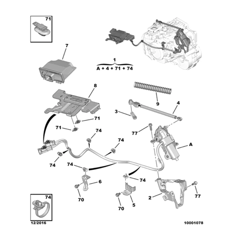 

Блок управления автоматической коробкой передач ECU 9816957880 9826199380 для Peugeot 3008 5008 Citroen C4picasso C5 Aircross DS7, аксессуары