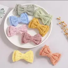 

2pcs/lot Baby girls lace hair Bows with clips For Kids Girl Hooks children Hairpins girls Gift Hairpin Wedding hair Accessories