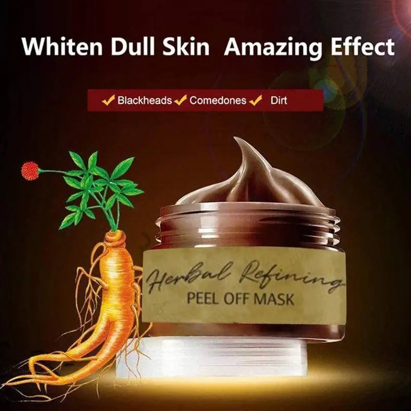 

120ml Remove Blackhead Cleaning Mask Peel-off Mask Herbal Refining Beauty Tearing Pores Shrink Skin Care