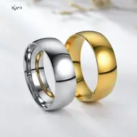 Tarnish Free 2mm 4mm 6mm Stainless Steel 18K Gold Plated Silver Color Knuckle Rings For Lady Minimalist Gold Rings For Women 1