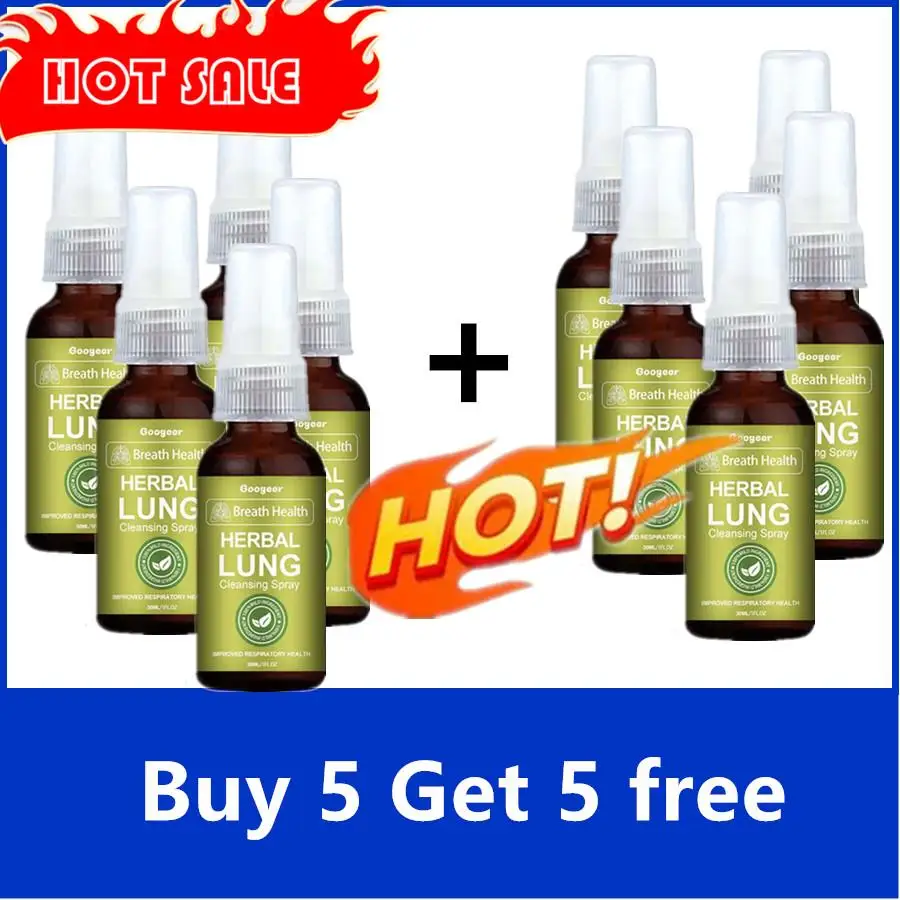 Lung Cleansing Spray Herbal Lung Cleanse Mist Global Healing Organic Lung Health Supplement To Breath Easy Support Quit Smoking