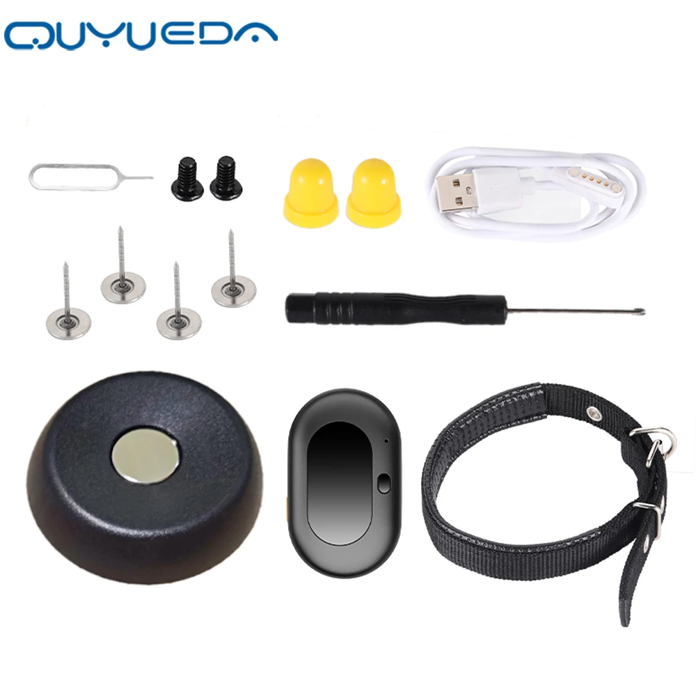 GPS Tracking Collar gps tracker For Pet Locator 1300mAh Battery Large Capacity IP67 Waterproof Anti-theft Tracker 2-Way Call WIFI GEO Fence