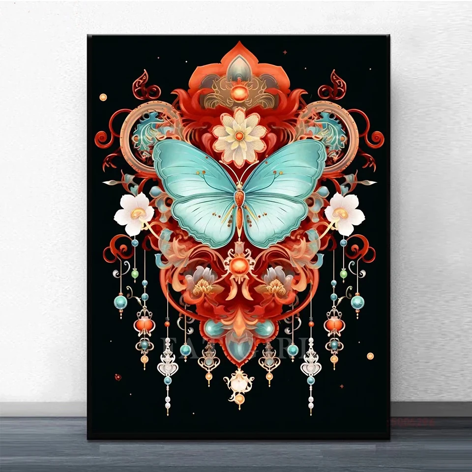 Diamond Art Painting Wind Chime  Diamond Painting Butterflies - Diy Diamond  Painting - Aliexpress