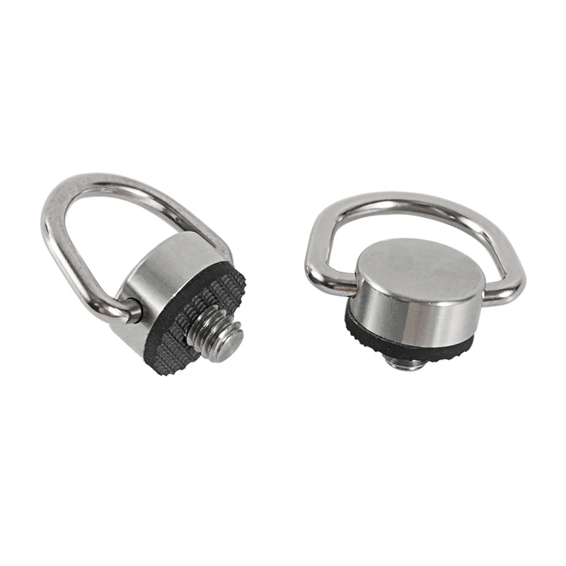 Viti Per Fotocamera 1/4" - Set 4 Pezzi In Acciaio Inox Con Anello A D Per Treppiedi