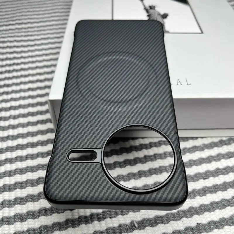 Carbon Fiber Magnetic Slim Protective Back Cover