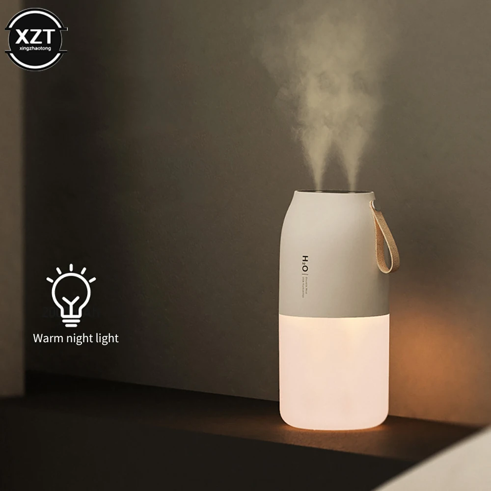 Wireless Air Humidifier Aroma Diffuser 2000mAh Battery Rechargeable Double Nozzle Essential Oil Diffuser Mist Maker Humidifier