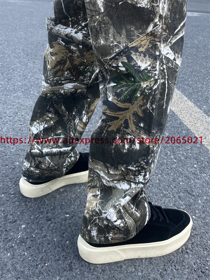 Leaf Camouflage Functional Tactical Functional Pants Men Women Best Quality Jogger Drawstring Sweatpants