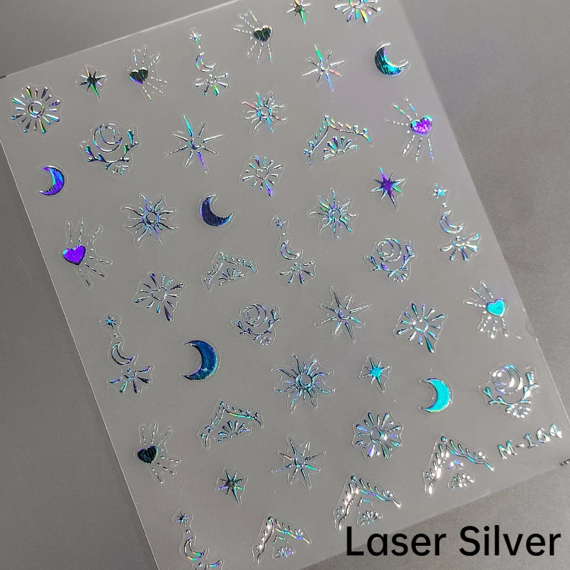 Elegant Starlight Glitter Rhinestone Nail Art Stickers