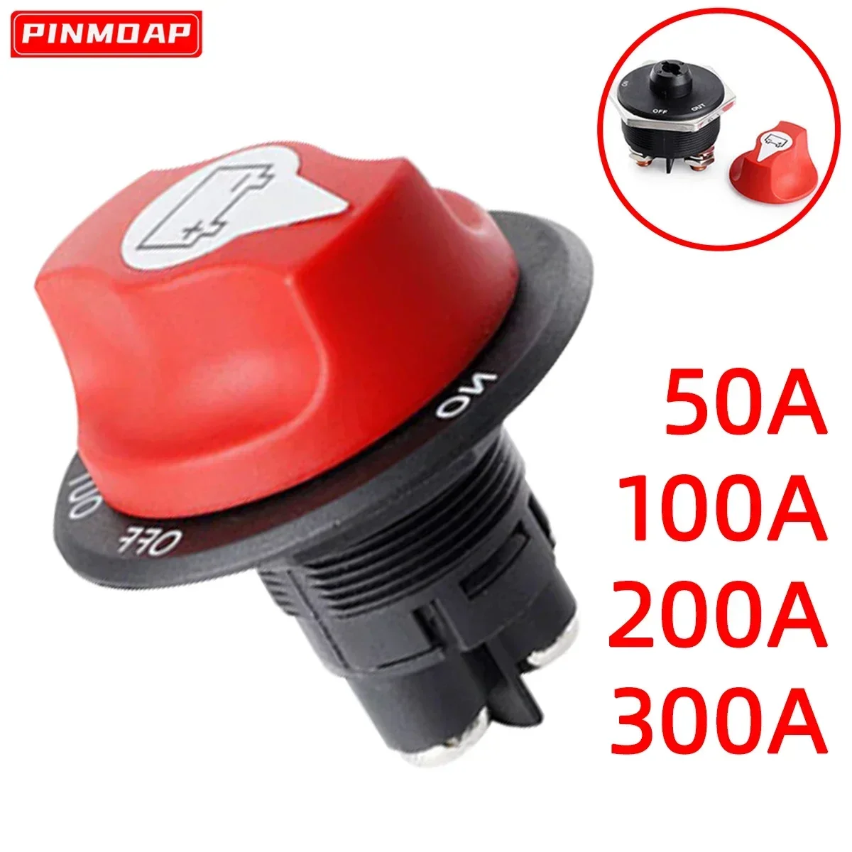 Auto Battery Disconnect Switch 12V 24V Marine 200A 300A Dual Battery Mass Switch 2 and 3 Position Cut Off Car Boat battery disconnect switch