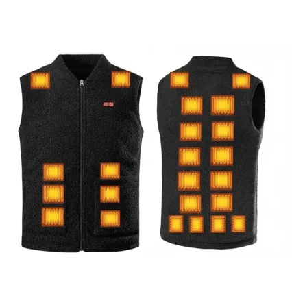 Winter USB Smart Heated Vest 3-Speed Adjustable Temperature 1 Pcs