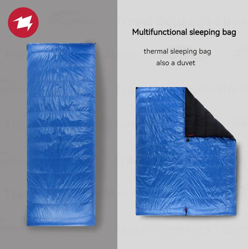 

AEGISMAX SP3 FP650 Ultralight Duck Down Sleeping Bag Outdoor Hiking Adult Envelope Type Sleeping Bag Camping Supplies Novelty
