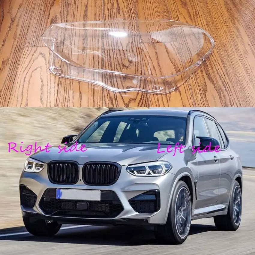

Car Headlight Lens For BMW X3 X4 X3M X4M 2018 2019 2020 2021 Headlamp Cover Car Replacement Front Auto Shell Cover
