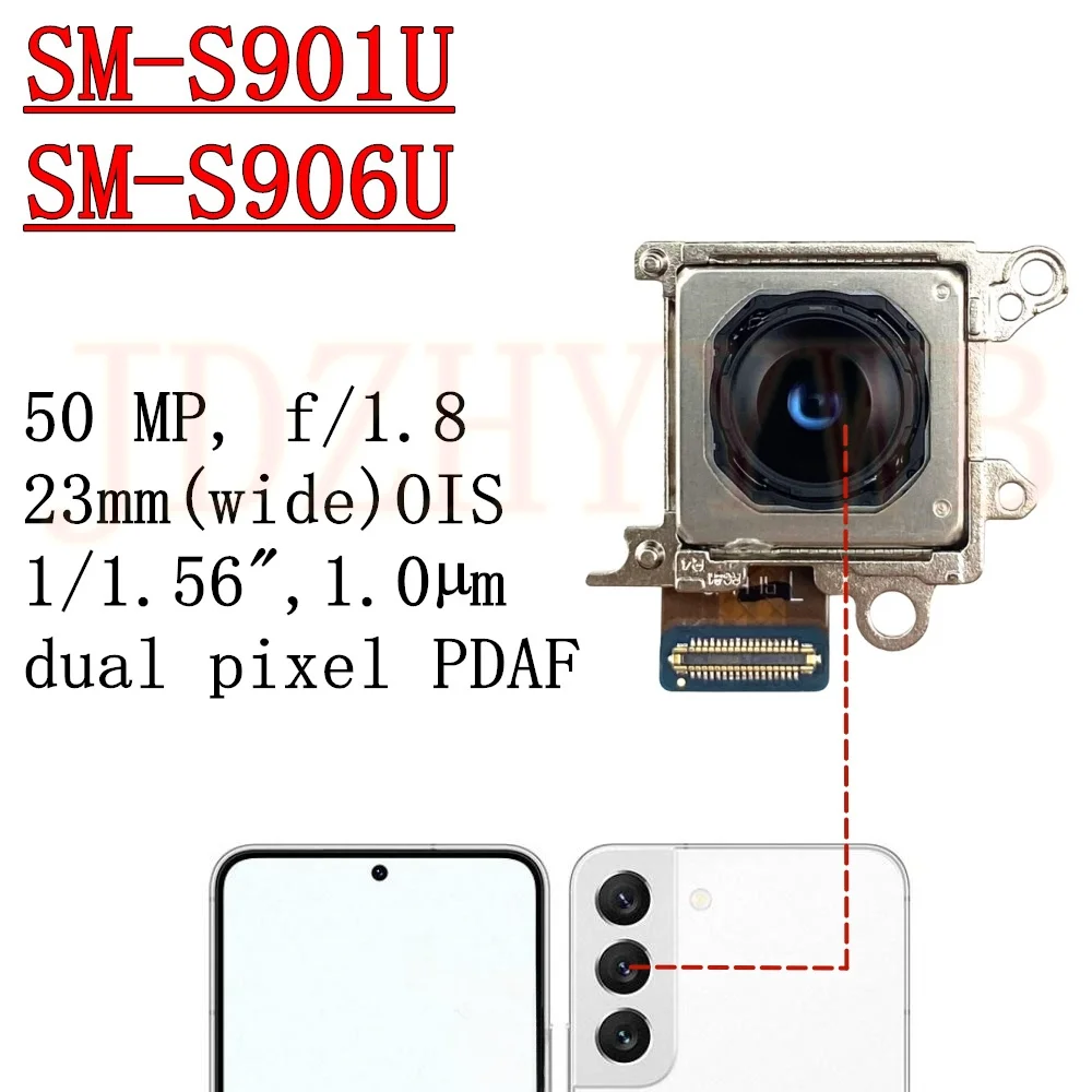 High-Quality Front and Rear Camera Module with 50 MP Main and Wide-Angle Lenses