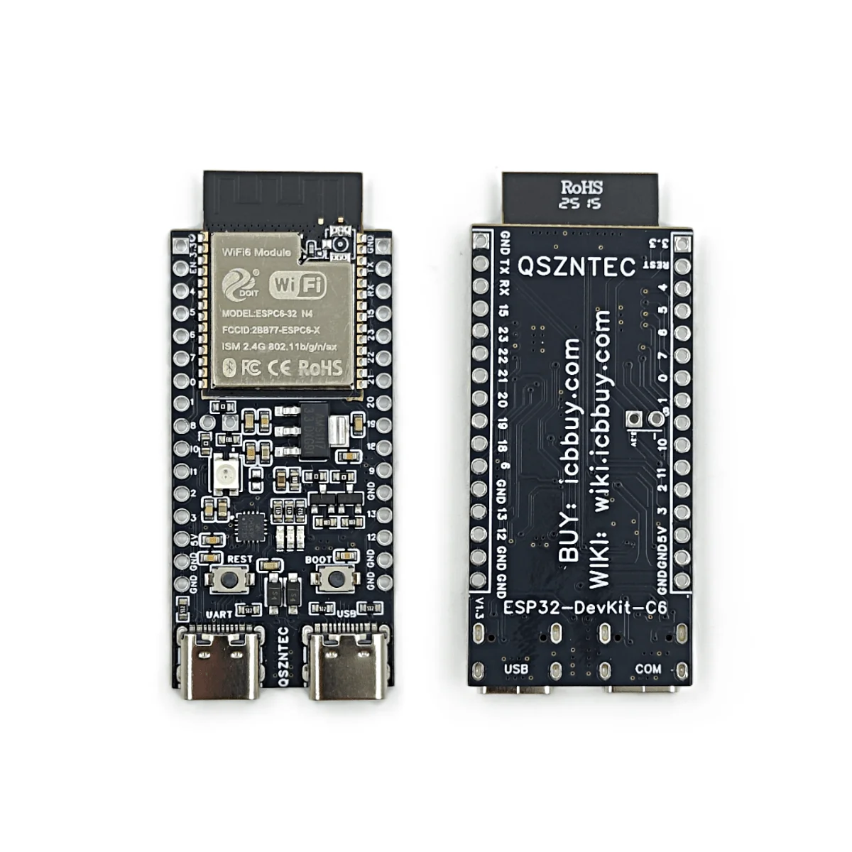 รูปสินค้า บอร์ดพัฒนา ESP32-C6 ใช้งานร่วมกับโมดูลได้