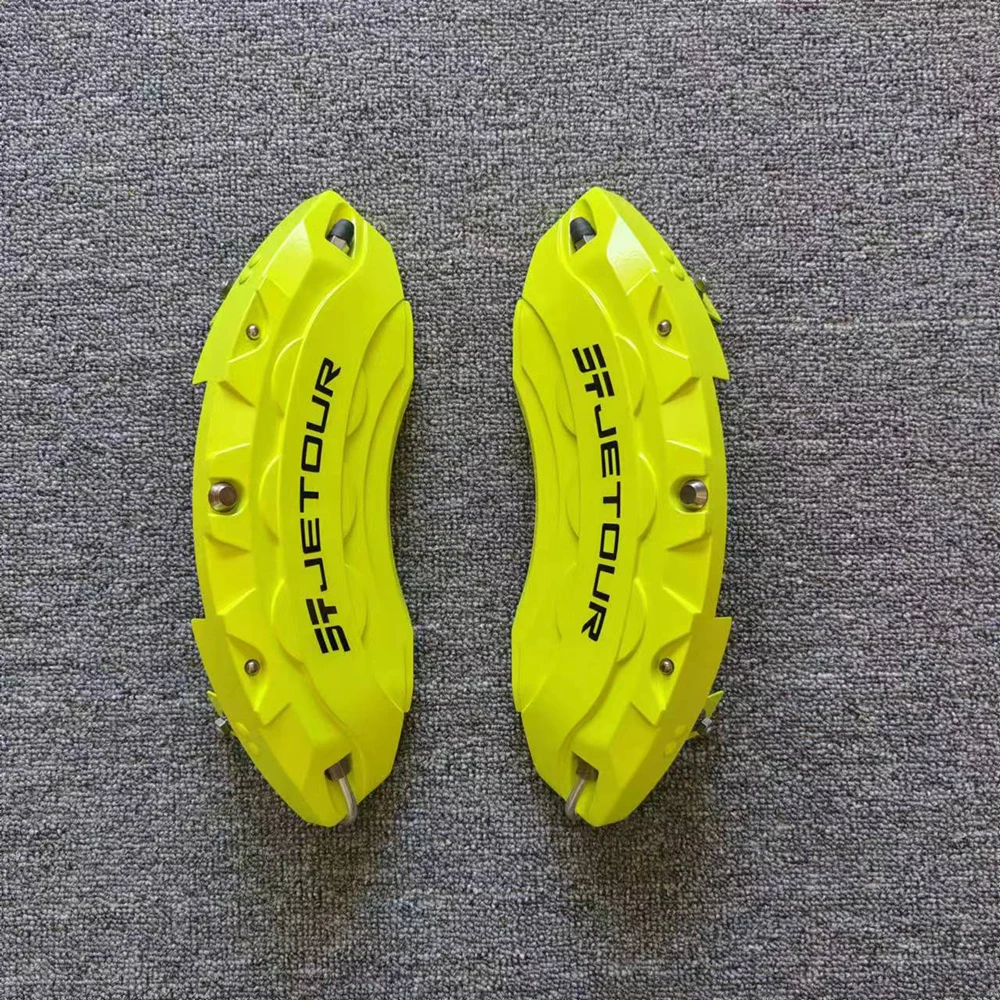 Suitable For Chery Jetour Traveler T2 4Pcs Front Rear Brake Caliper Cover Aluminum Metal Caliper Cover Kit Wheel Modification motorcycle shift gear cover