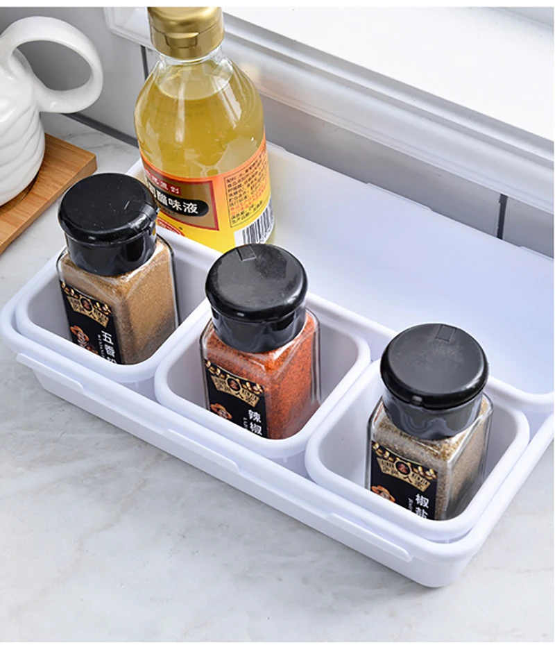 Description Picture 4 of item8Pcs/Set Divide Drawer Storage Box Makeup Jewellery Organizers Home Office Desk Storage Tray Bathroom Kitchen Sundries Organizer