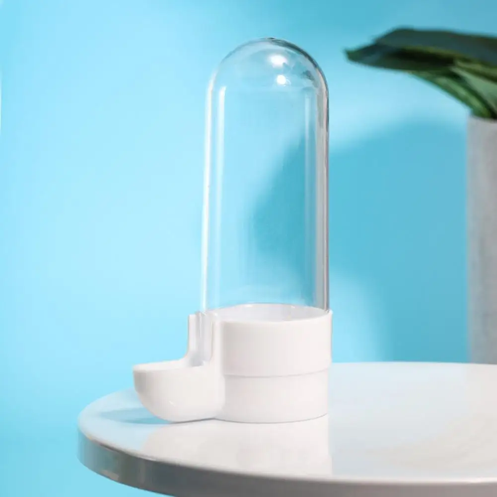 Bird feeder bird water bottle drinker clear food seed dispenser container set hanging in cage no-mess for parrots cockatiel bird feeder parrot feeder bird water drinker