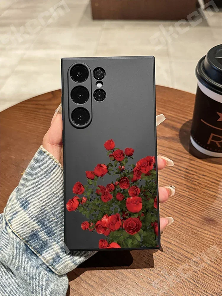 Vintage Rose Design Phone Case - Elegant Retro Fashion Cover