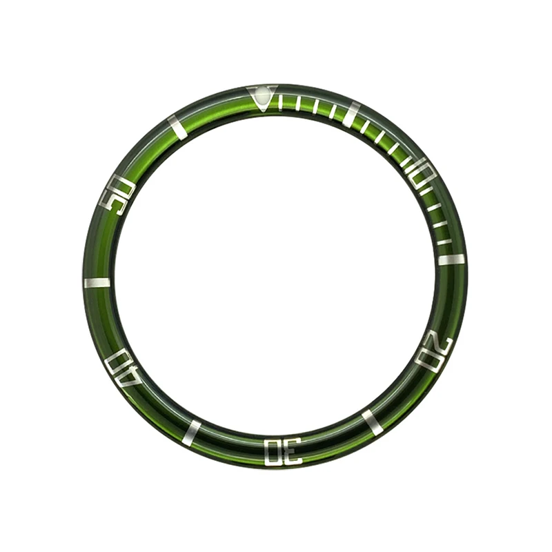 Flat Resin Aluminium Watch Bezel Insert