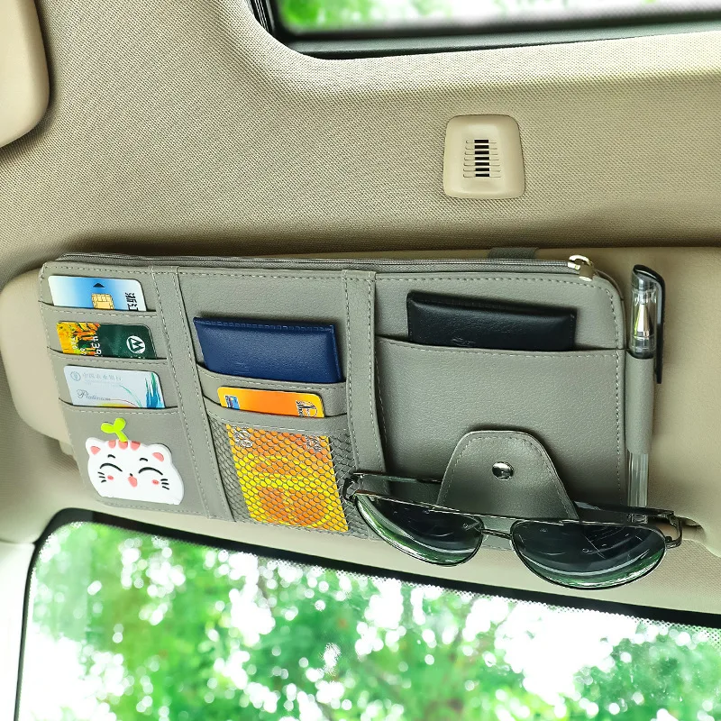 

Органайзер для солнцезащитных очков и карточек, для стайлинга автомобиля