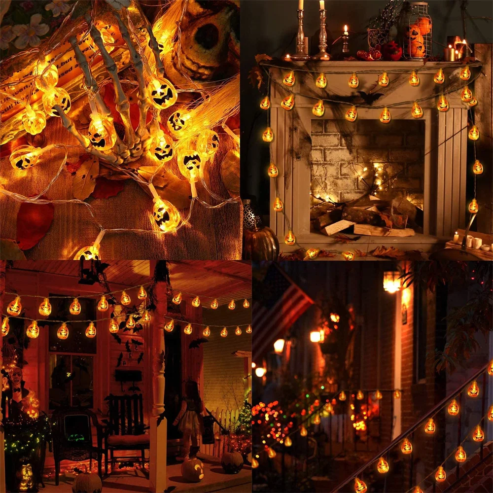 Рисунок 6 - Гирлянда в виде тыквы на Хэллоуин