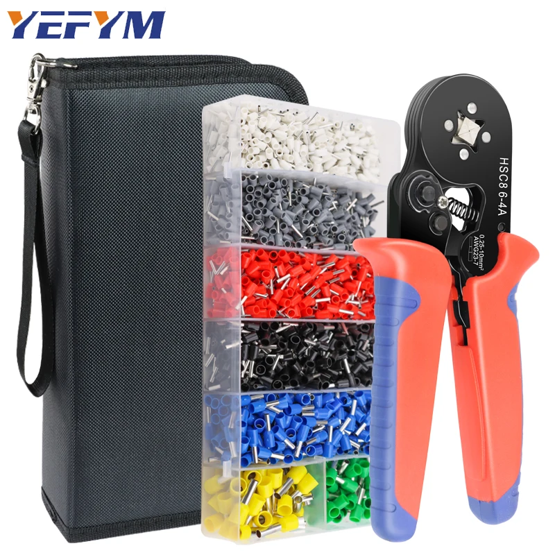 Crimping Pliers Ferrule Sleeves Tubular Terminal Tools HSC8 6-4A/6-6A/16-6 Wire Crimper Household Electrical Sets crimping tool crimping tools crimping pliers crimping tool set
