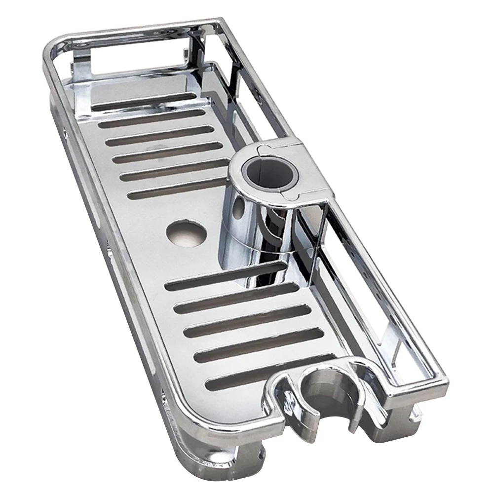 Shampoo Tray Stand Bathroom Shower Rack Organizer Rod Shower Head Holder for Rail with Diameter of 22 24 25mm