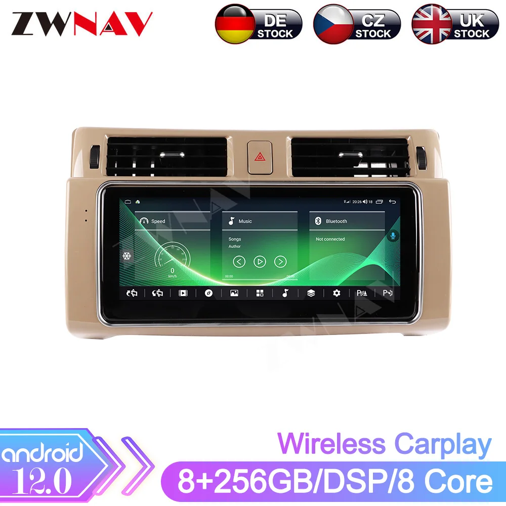 

Android 12.0 8G+256GB Car Radio For Range Rover Sport Auto Stereo Head Unit Multimedia Player GPS Navigation 4G Wifi Carplay DSP