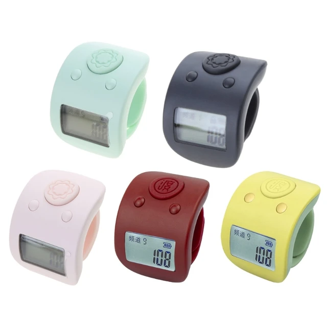 Mini Digital LCD Electronic Finger Ring Hand Tally Counter 9 Digit Prayer  Rechargeable Counters Clicker Gift - AliExpress