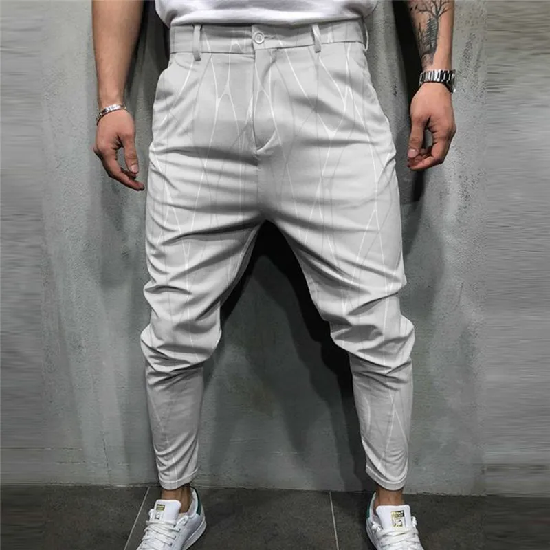 Men's Comfortable Plaid Suit Pants, Fashionable and Comfortable, Suitable for various Casual Wear, Color Blocking, Wholesale