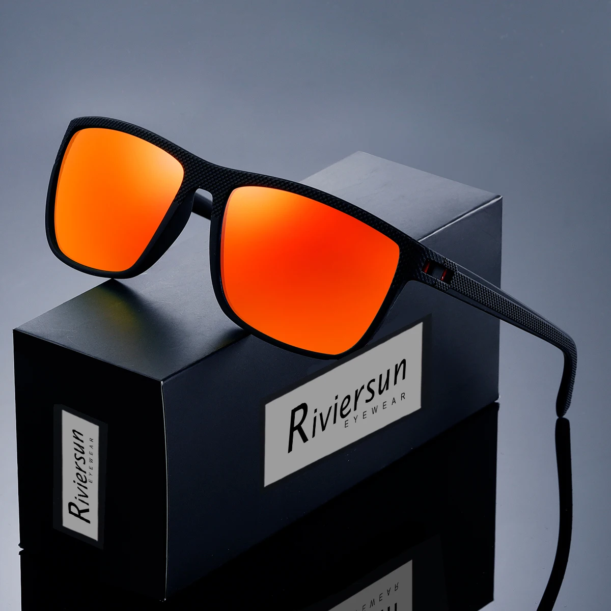 Polarized Lightweight Square Men's Sunglasses with UV400 Protection