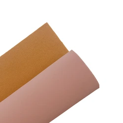 Vibrant Autumn Frosted Vegan Leather Roll - 11 Rich Colors for DIY Crafts & Accessories (Dusty Rose)