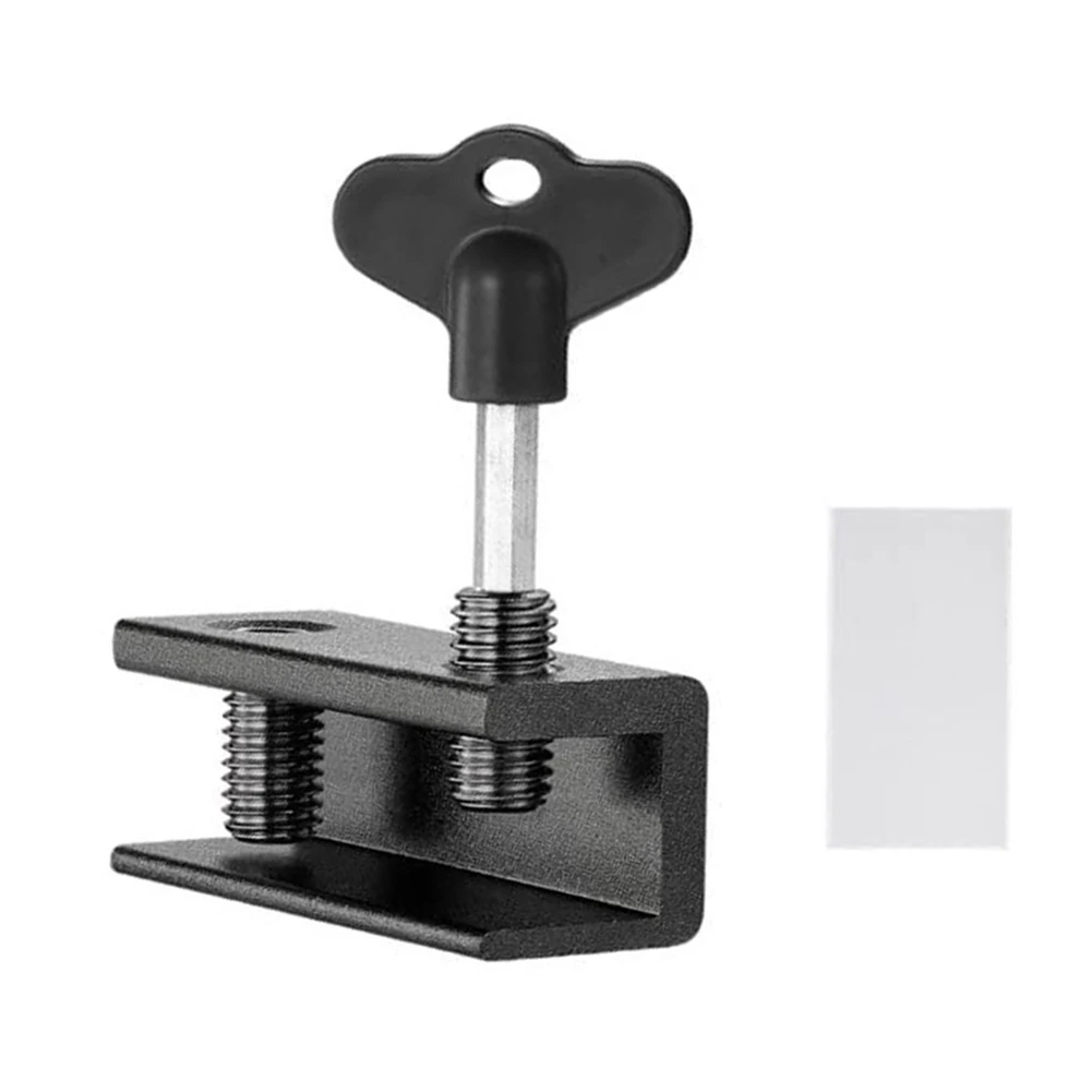 1-10PCS Security Window Door Lock Window Limit Stop Locks with Key Wrench Aluminium Alloy Door Limiter Lock Kids Guards