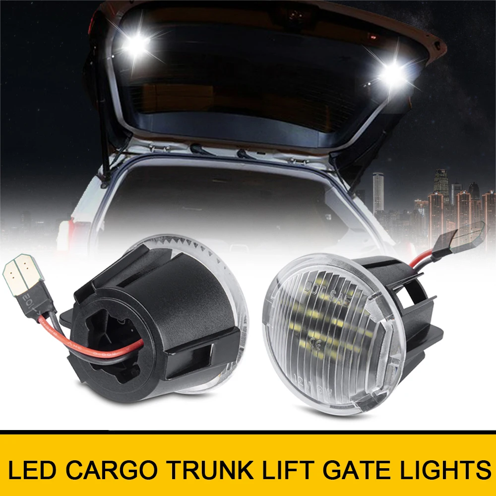 

2Pcs White LED Cargo Trunk Lift Gate Interior Lights For Jeep Commander Grand Cherokee Dodge Durango OEM 5023881AG