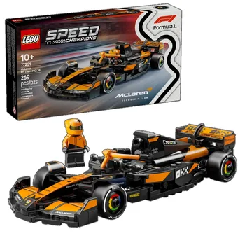 [In Stock] LEGO® Speed Champions McLaren F1® Team MCL38 Race Car (77251) Vehicle Toy for Kids Boys & Girls Aged 10+ 269 Pieces