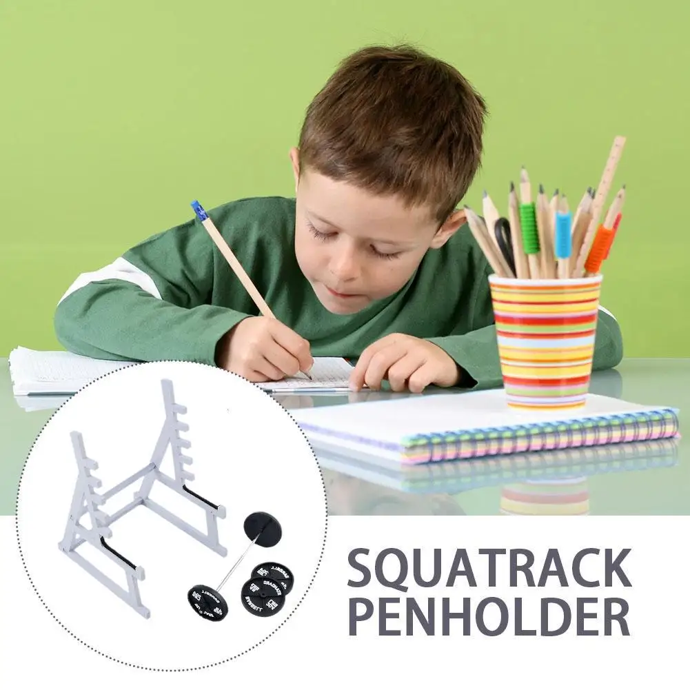 

Креативная забавная штанга держатель для карандашей для студентов канцелярский Настольный держатель для хранения ручек 16, 25x12, 7x10, 8 см пластиковая декоративная стойка S T5I2