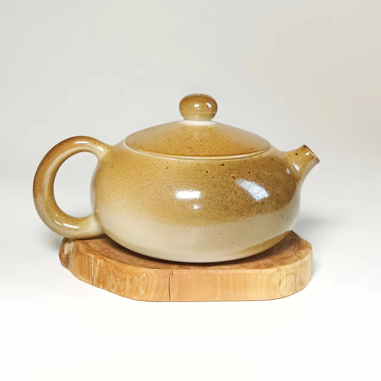 200ml Chaishao Chai fired Jianshui Clay Pure Handmade Flat Xishi TeaPot