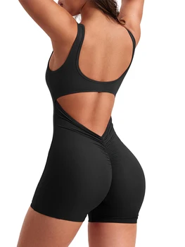 Slim Fit One-Piece Sports Romper 1