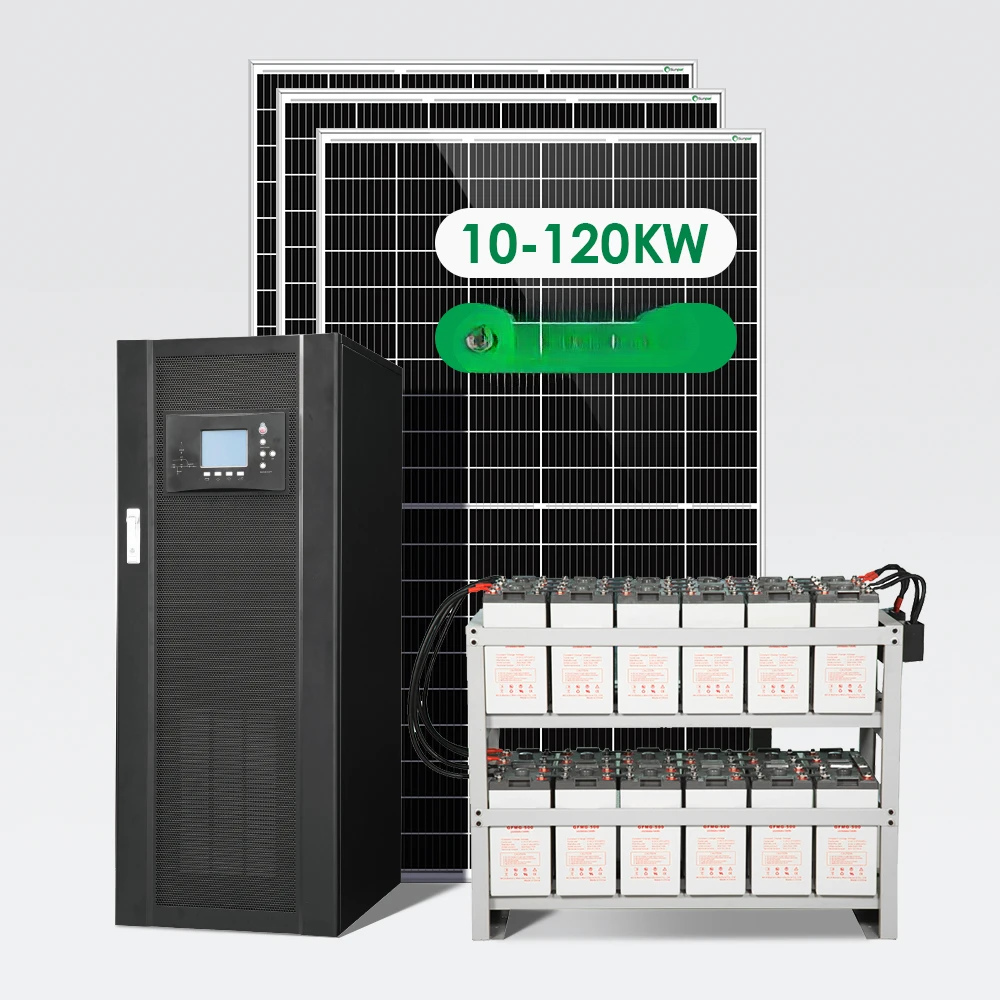 Per 10Kw Off Grid Power Home Energy Sistema Solare Per 15Kw 20Kw 25Kw 30Kw 40Kw Con Inverter Trifase