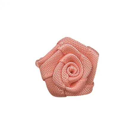 100 Mini Rose Di Raso 15mm Multicolore - Per Decorazioni Fai Da Te, Cucito, Matrimoni - 2