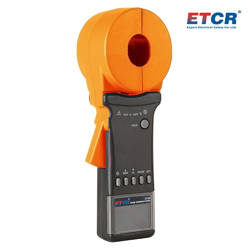 ETCR2150 Leakage Current Meter 40A Clamp Earth Resistance Tester1500Ω Rechargeab