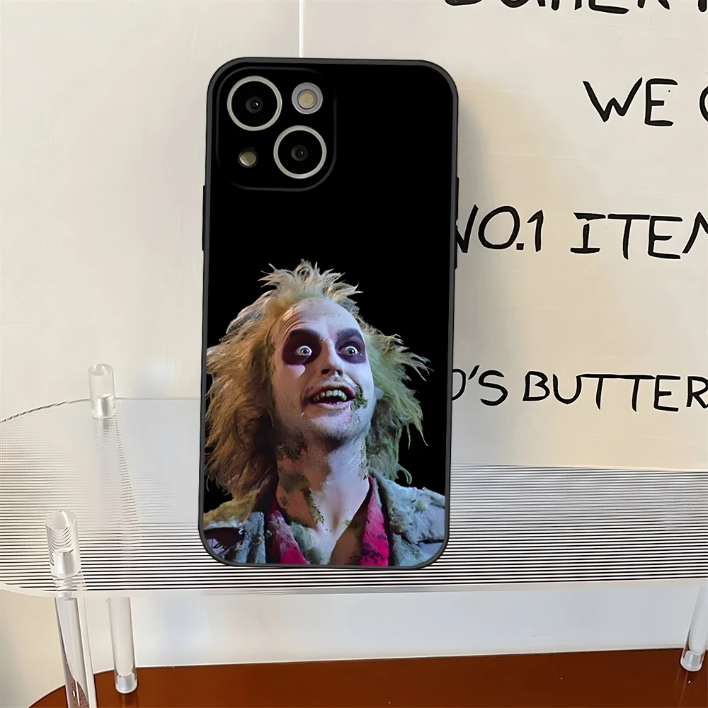 thumbnail image 1 of Funda para teléfono con el manual B-Beetlejuices para iPhone 13, 16, 14, 15, 12 Mini, 11, Xr, X, Xs Pro Max, 8, 7, 6 Plus, carcasa trasera, 1 of 5
