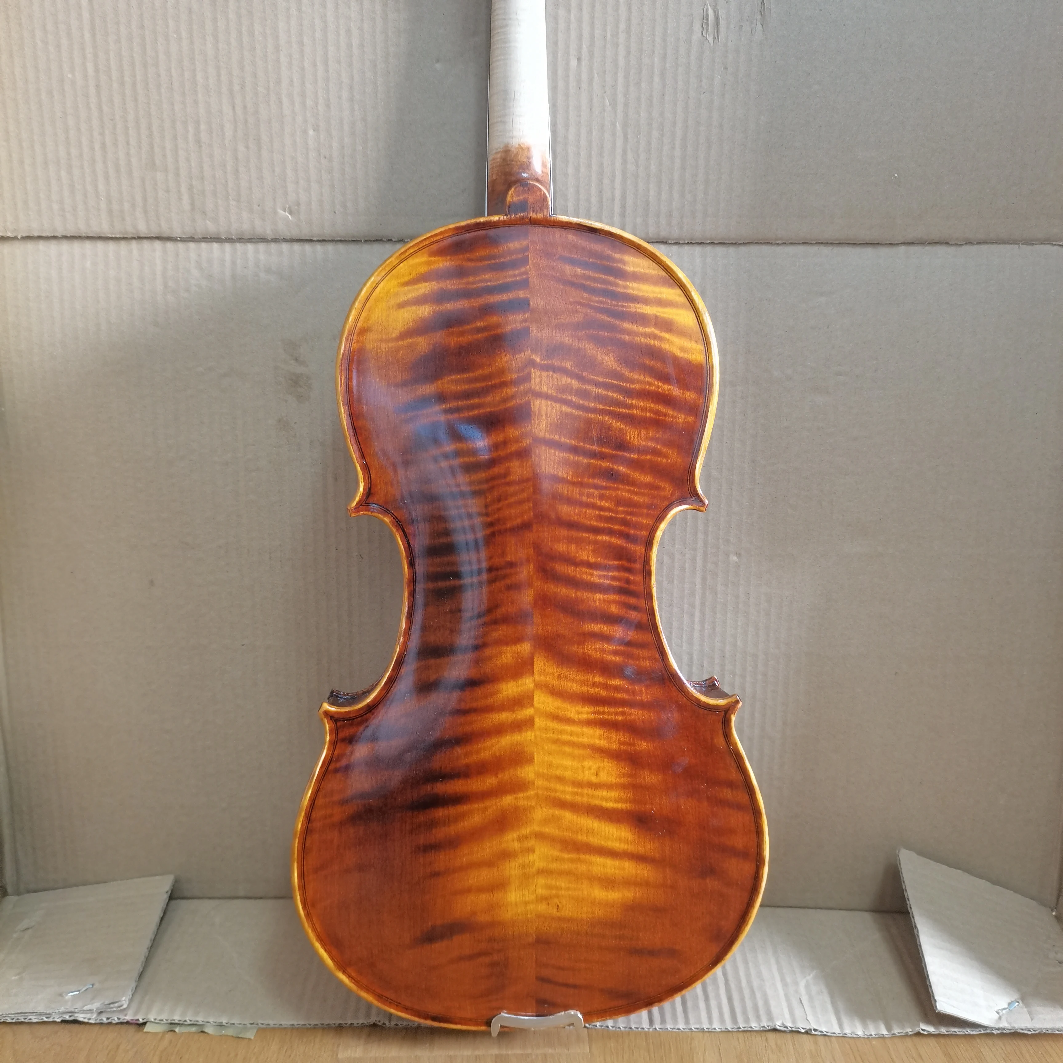 Viola 15"-16" Antonio Stradivarius 1715 reddish brown Handmade Oil Varnish Viola set With Bow Foam Case