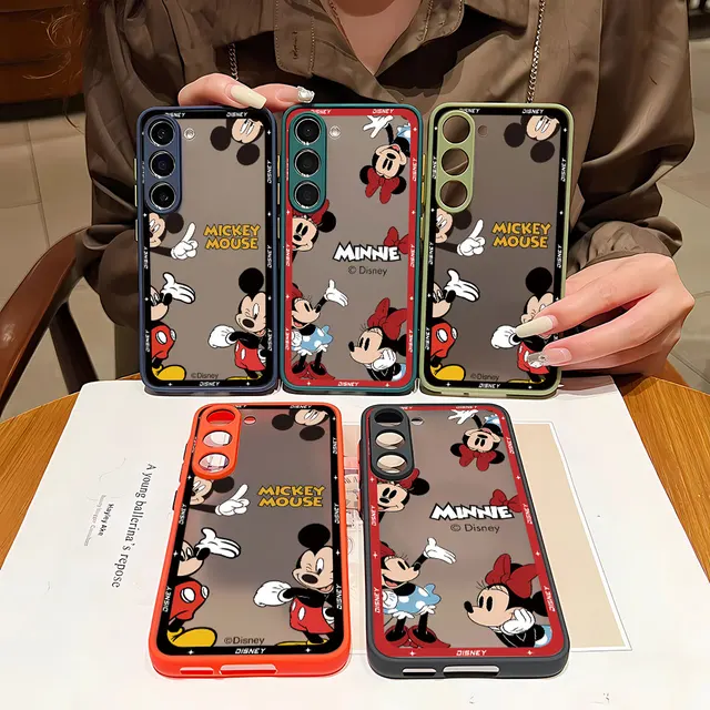 Disney Mickey Minnie Mouse Soft Phone Case for Samsung Galaxy S10