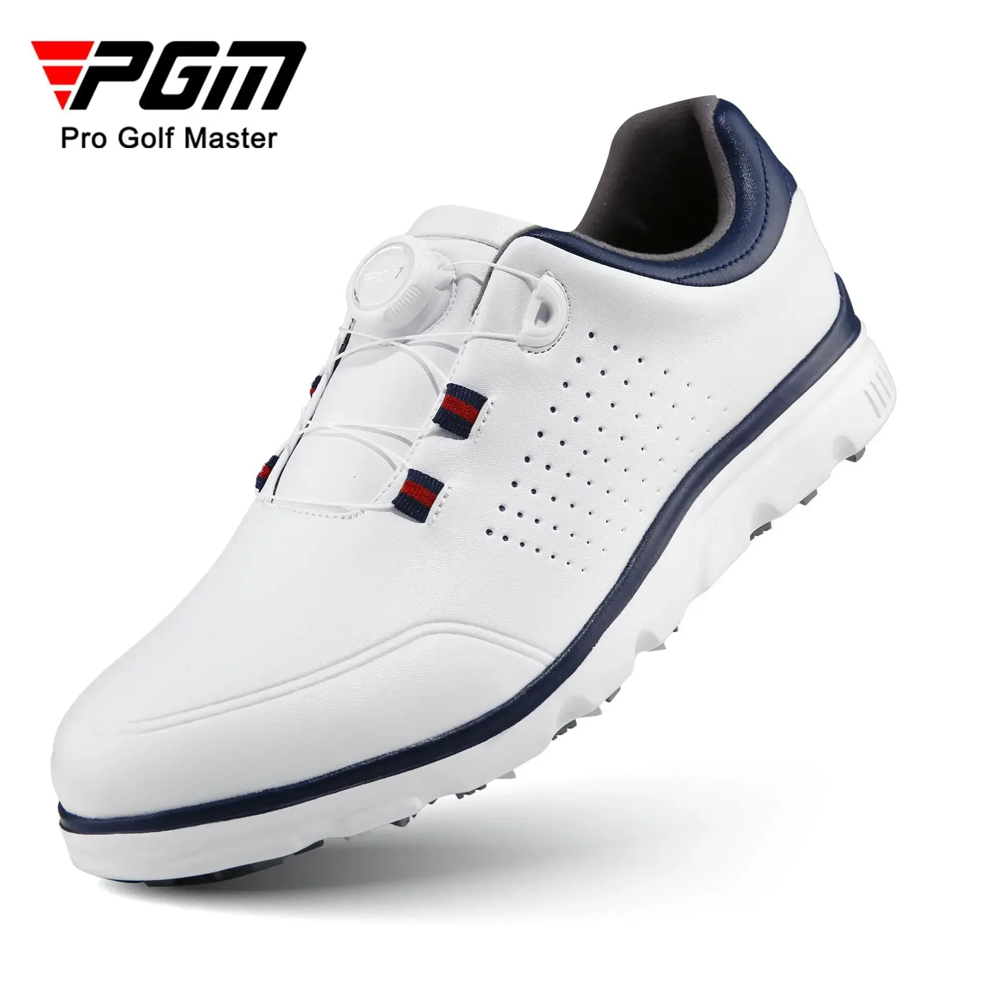 PGM Golf Shoes Men Waterproof Breathable Men's Golf Shoes Male Rotating Shoelaces Sports Sneakers Non-slip Trainers XZ319