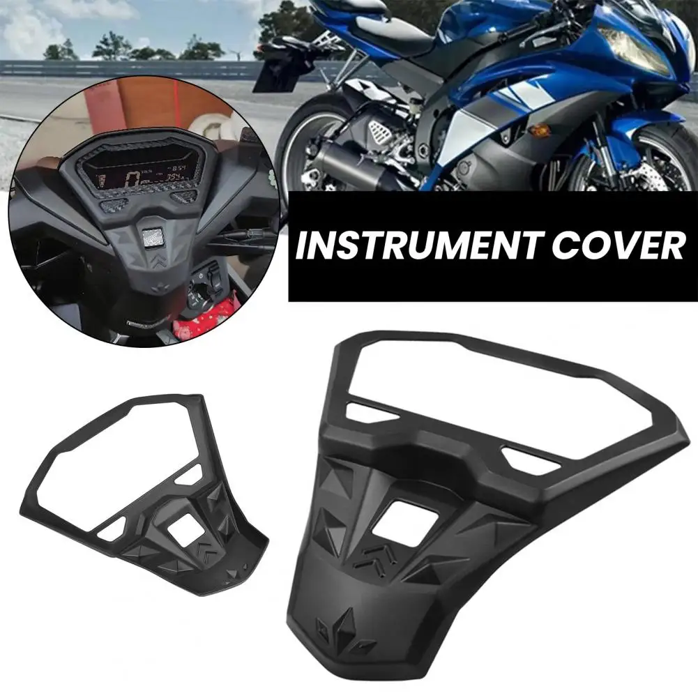 

Motorcycle Instrument Cover for Click Black Motorbike Speedometer Protector Trim Cover Motorcycle Dashboard Guard