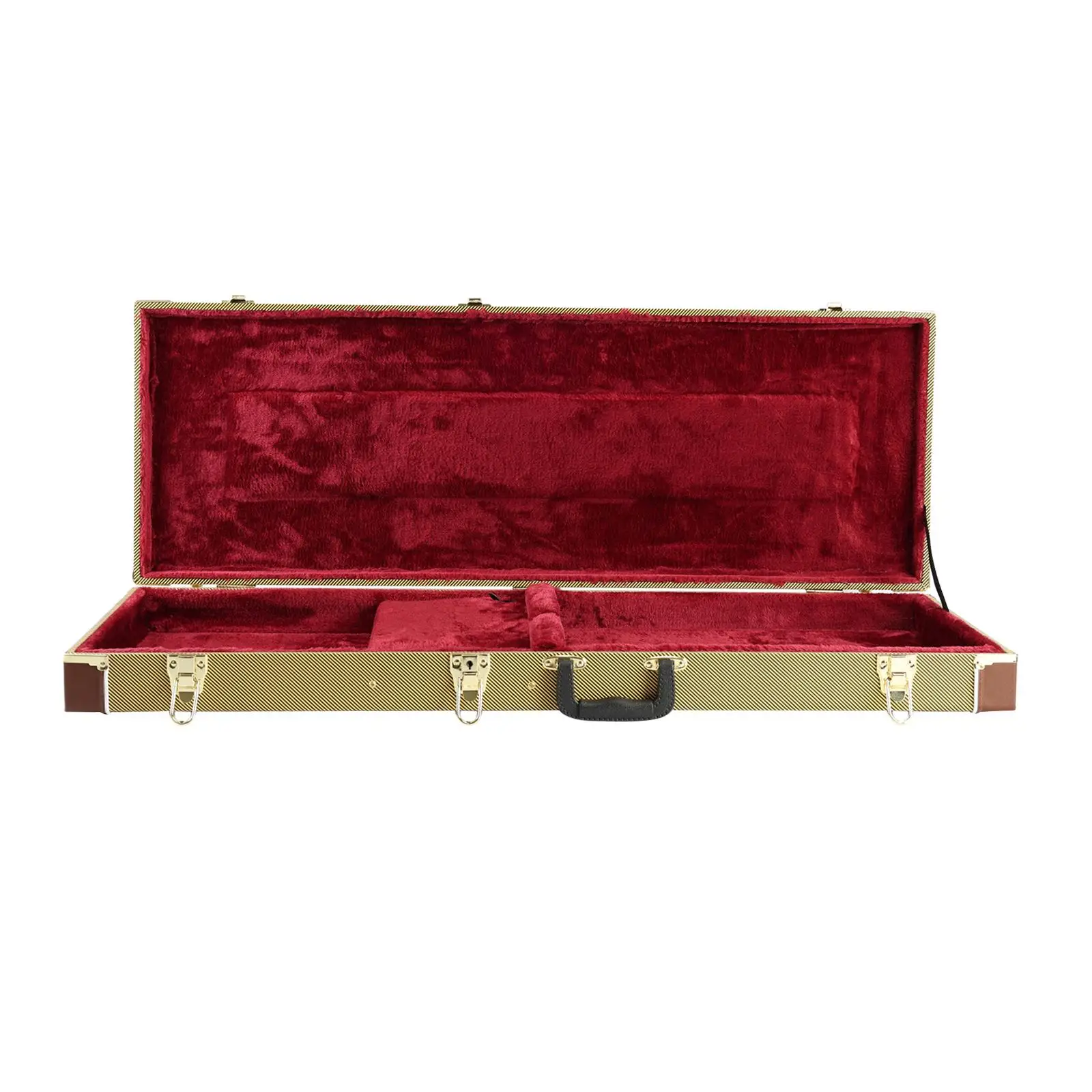 일렉트릭 기타 케이스 전문 PU 악기 상자 충격 방지 일렉트릭 기타용 잠금 장..