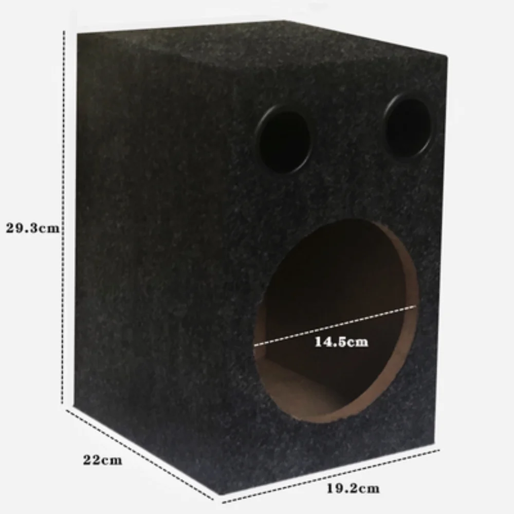 Vehicle Audio Modification Accessory 6.5- Inch Speaker Square Wooden Box  Car/Household Subwoofer Empty Box  Car Sound Test Box images - 6