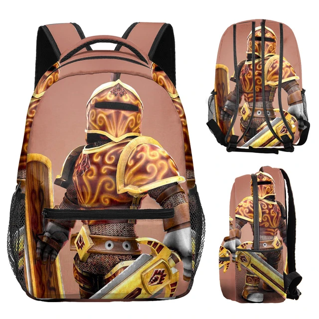 Game Peripheral Student Schoolbag Men's and Women's Backpack Computer Printed Zipper Backpack - AliExpress